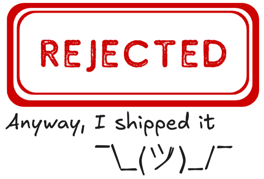 REJECTED stamp